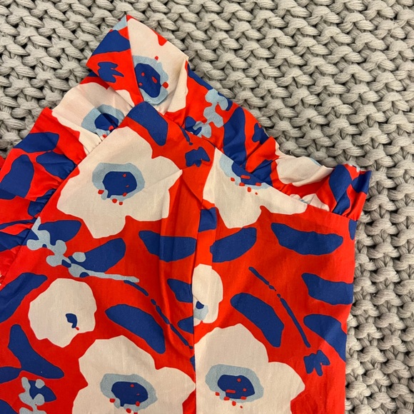 NWT Anthropologie Hutch Strapless Floral Ruffle Top - Picture 10 of 12